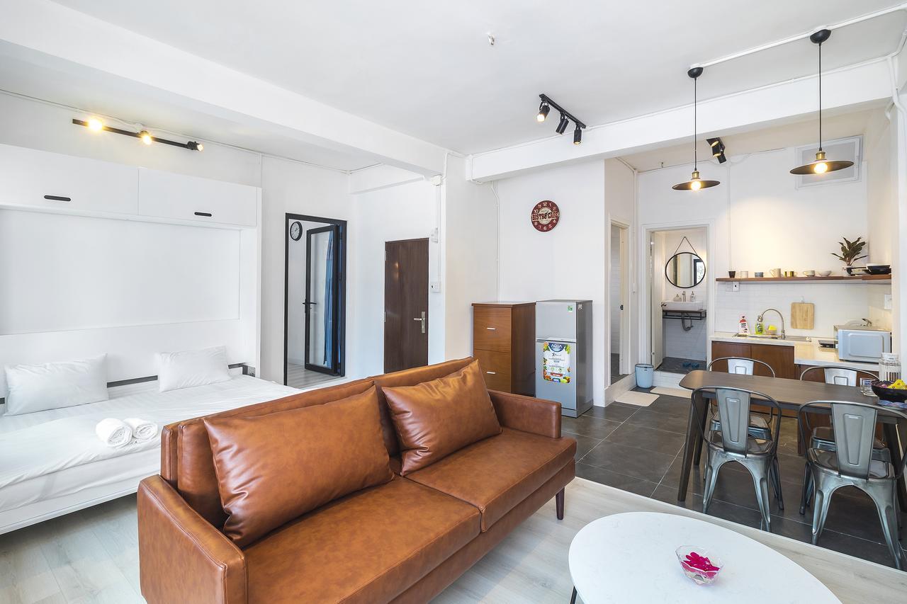 הו צ'י מין סיטי Scandinavian Apartment With Balcony In Bui Vien מראה חיצוני תמונה
