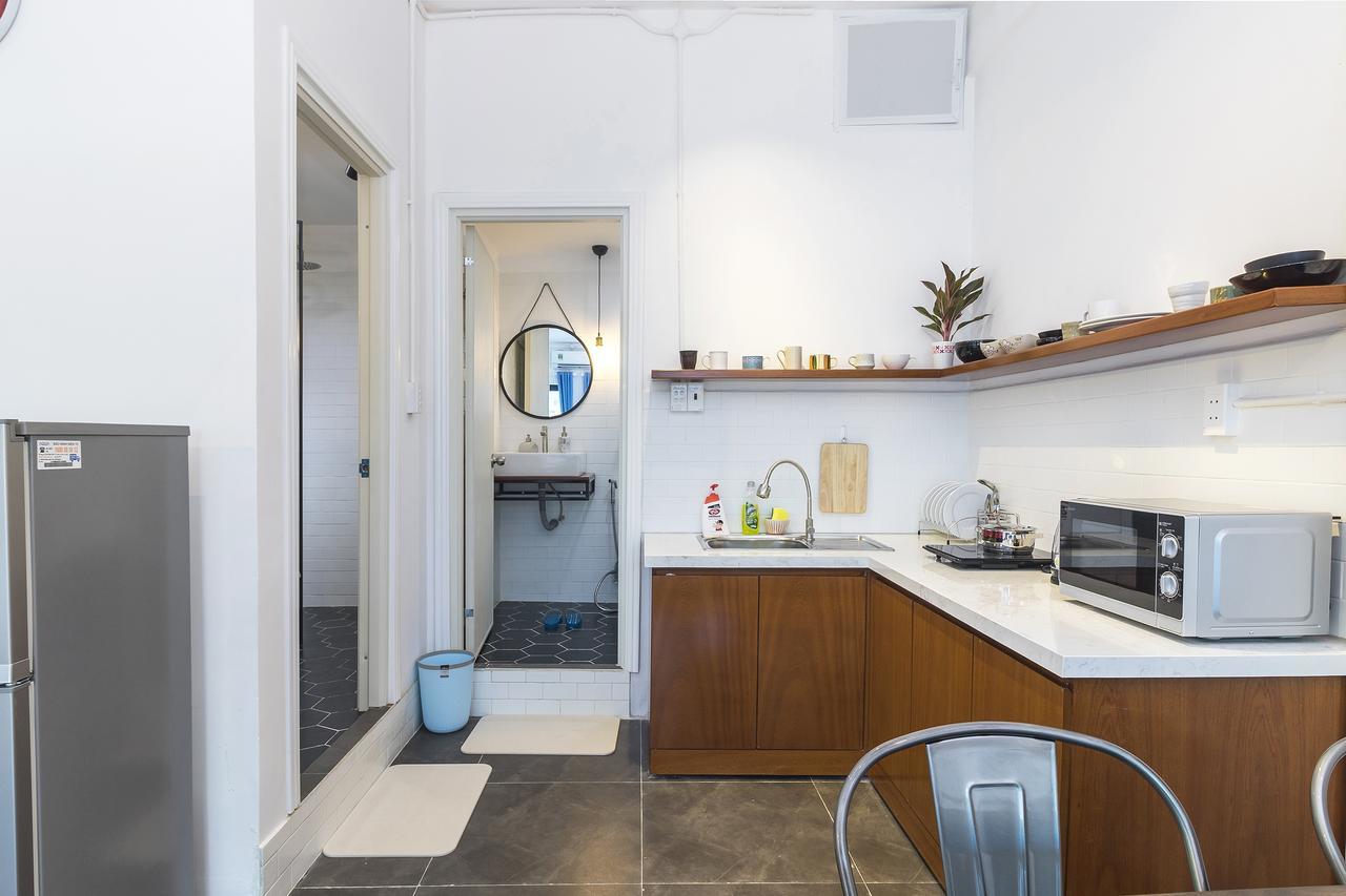 הו צ'י מין סיטי Scandinavian Apartment With Balcony In Bui Vien מראה חיצוני תמונה