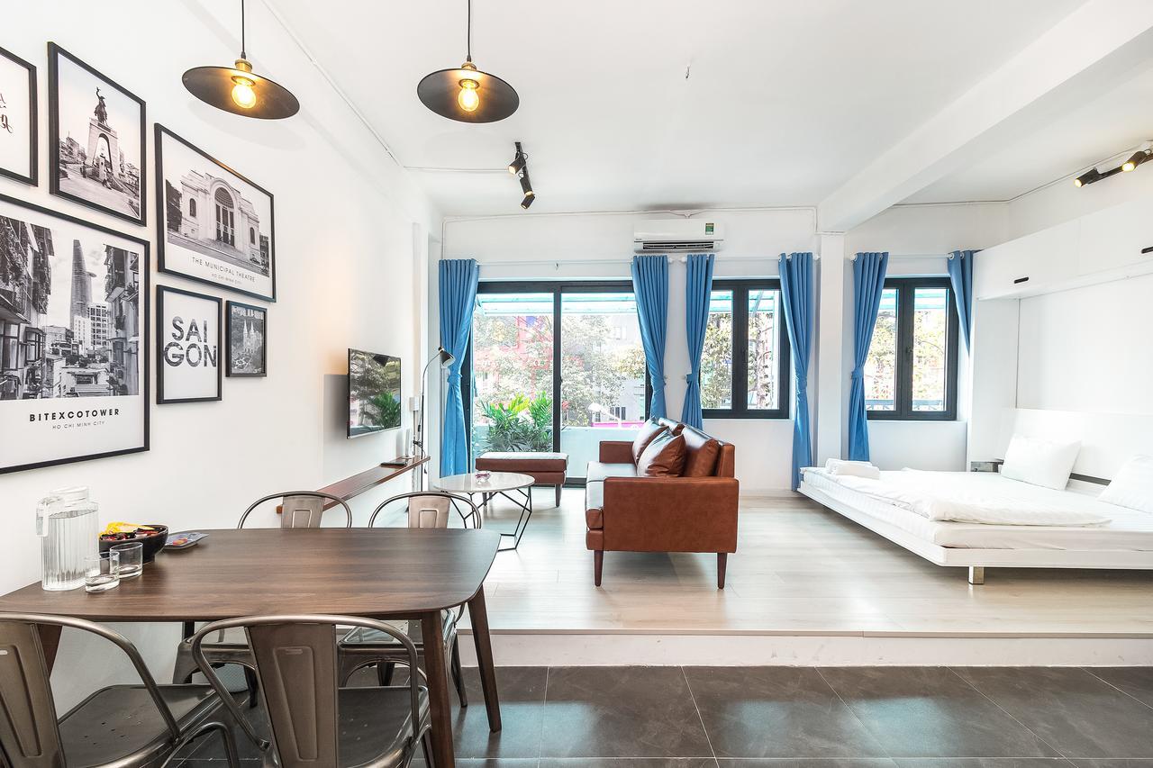 הו צ'י מין סיטי Scandinavian Apartment With Balcony In Bui Vien מראה חיצוני תמונה
