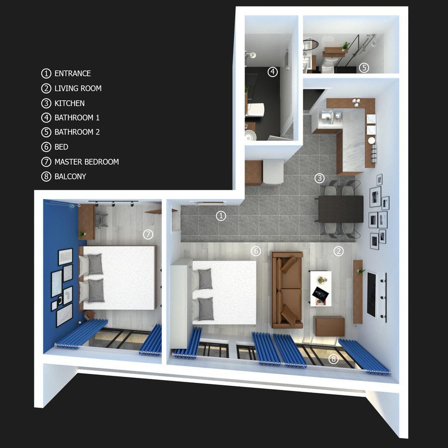 הו צ'י מין סיטי Scandinavian Apartment With Balcony In Bui Vien מראה חיצוני תמונה